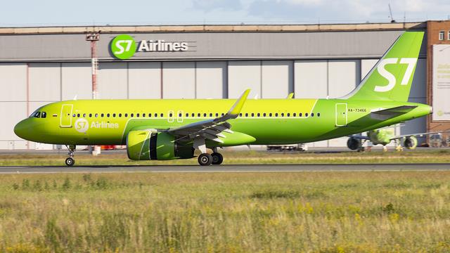 RA-73466:Airbus A320:S7 Airlines